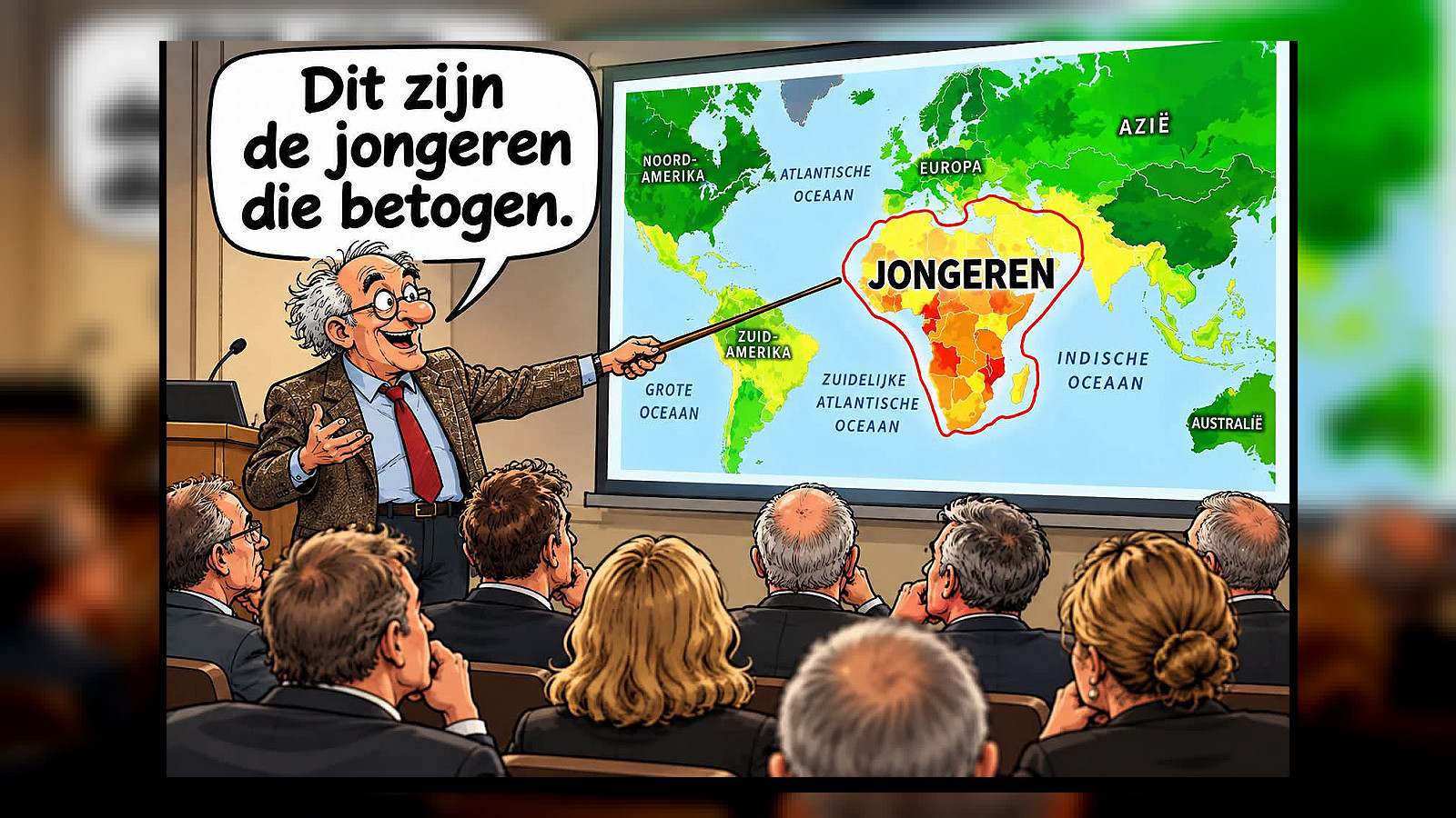 Men weet ondertussen wie de jongeren zijn die betogen