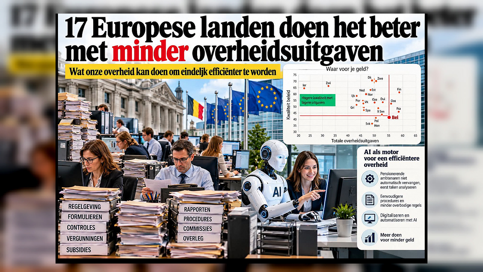 België: een uitgaven‑ en efficiëntieprobleem