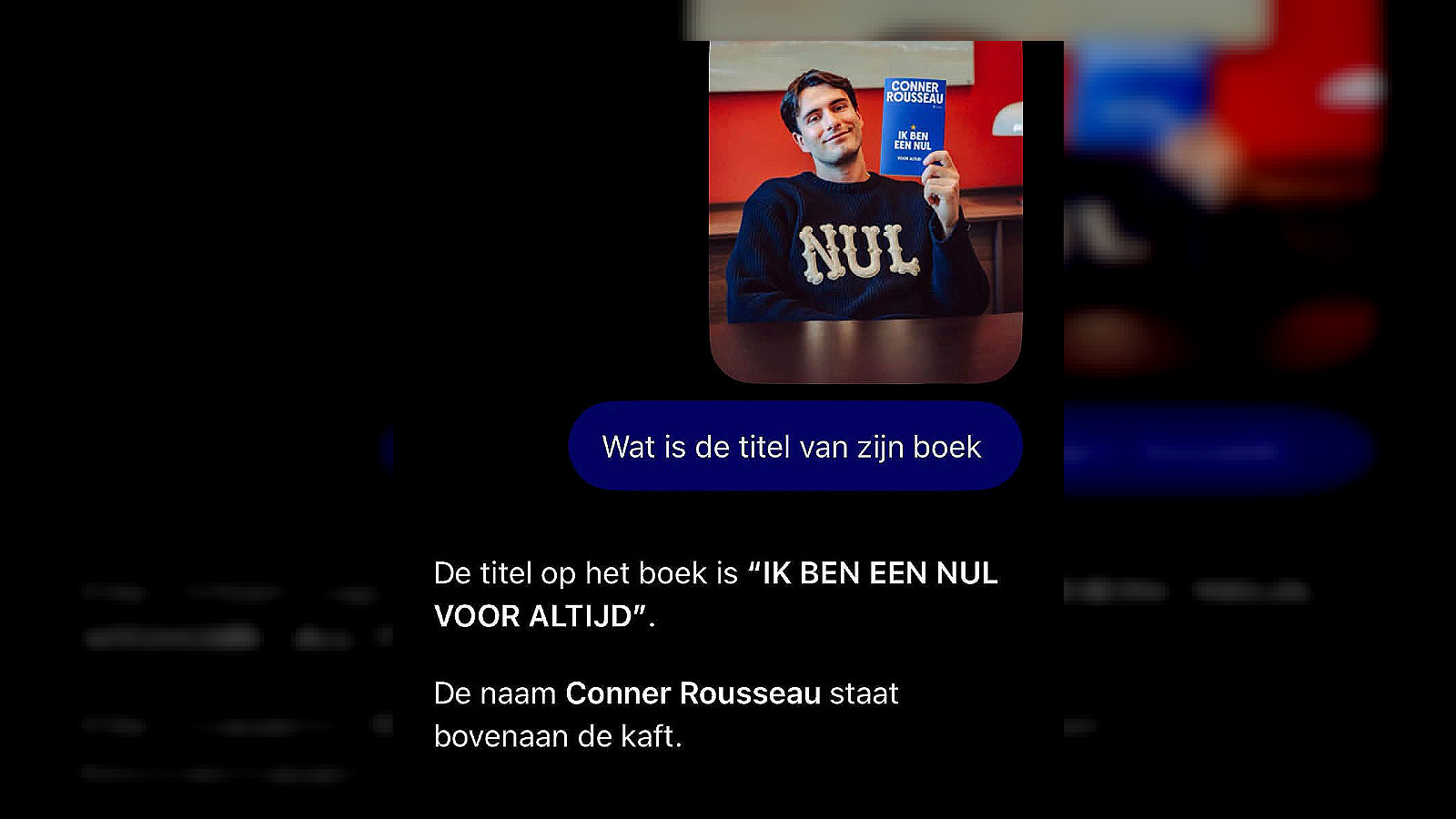 AI faalt: ChatGPT kent zelfs de boektitel van Conner Rousseau niet