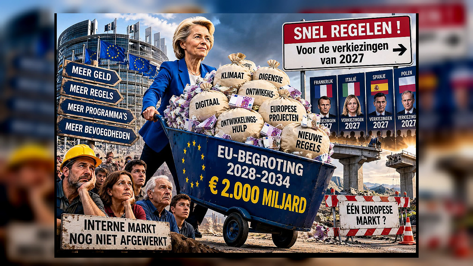 Europa vraagt steeds meer geld, maar voltooit zijn kernopdracht niet