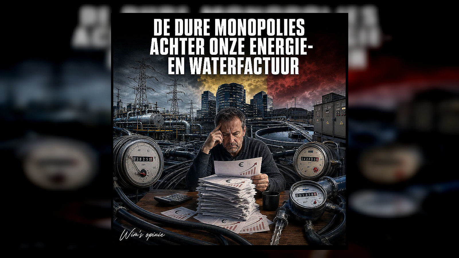 Dure monopolies: hoe Elia, Fluvius en watermaatschappijen de factuur opdrijven