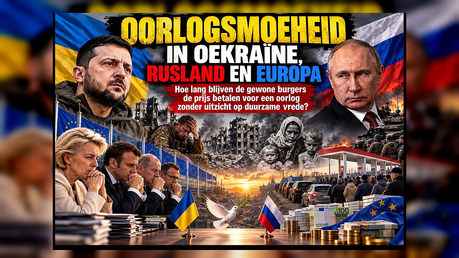 Oorlogsmoeheid in Oekraïne, Rusland en Europa: wanneer wordt vrede de prioriteit?