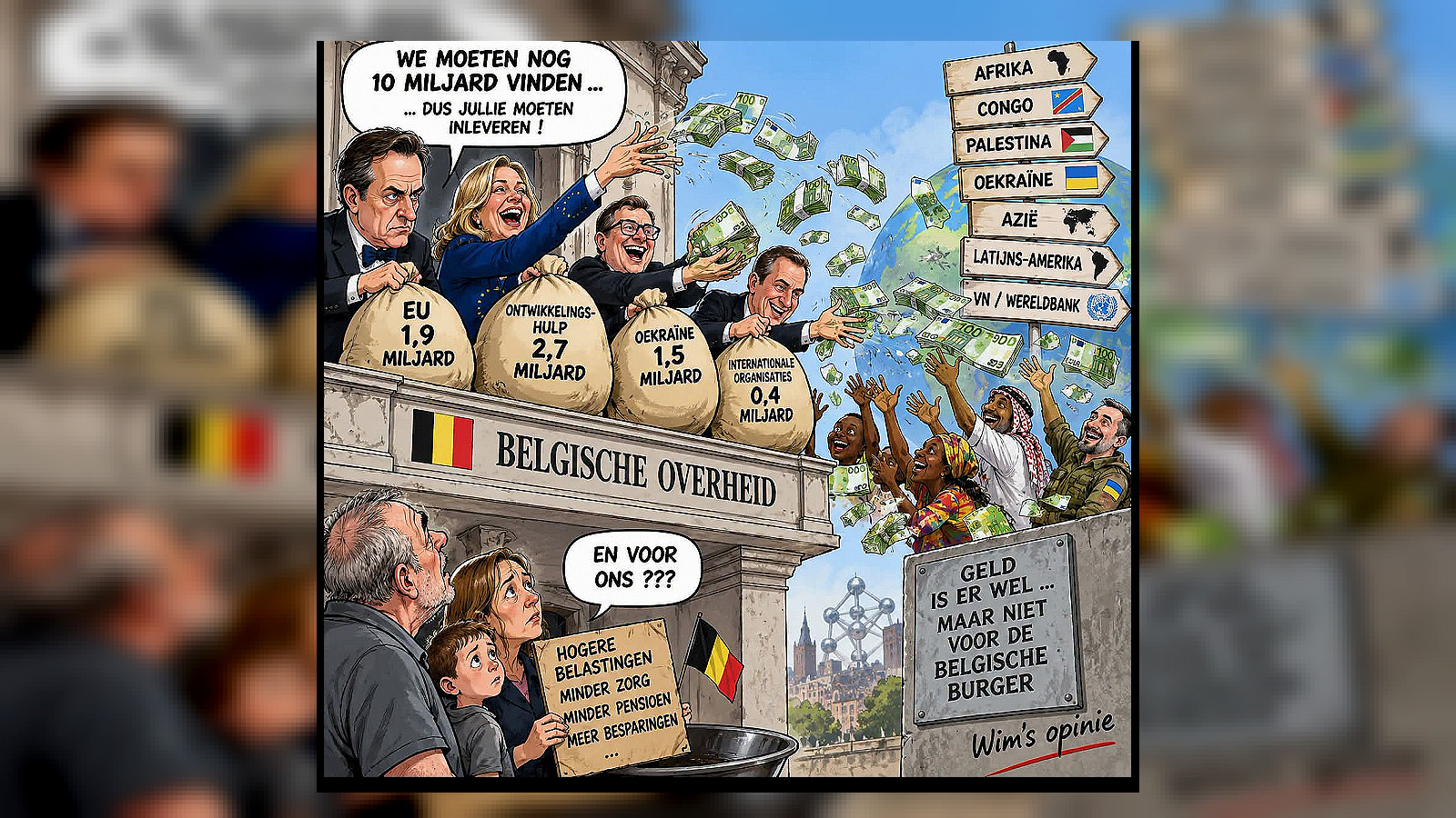 Belgische internationale uitgaven: 6 miljard euro, 10 miljard euro begroting, waar gaan we voor?
