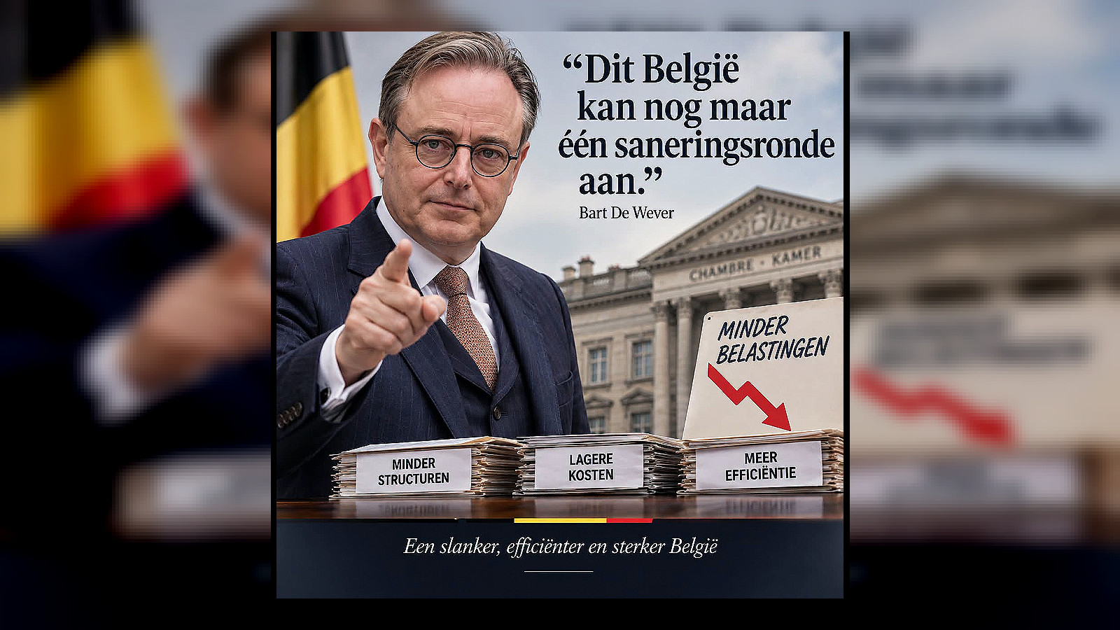 België kan zijn begrotingsproblemen niet eeuwig oplossen zonder staatsstructuur te hervormen