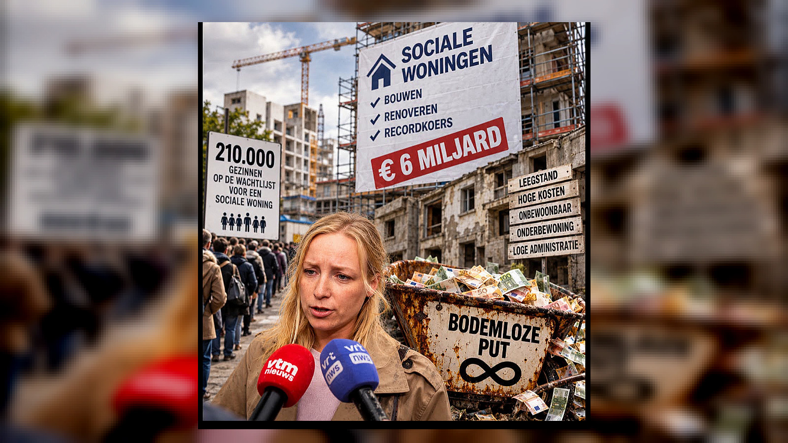 Vlaamse sociale huisvesting: een bodemloze put van belastinggeld