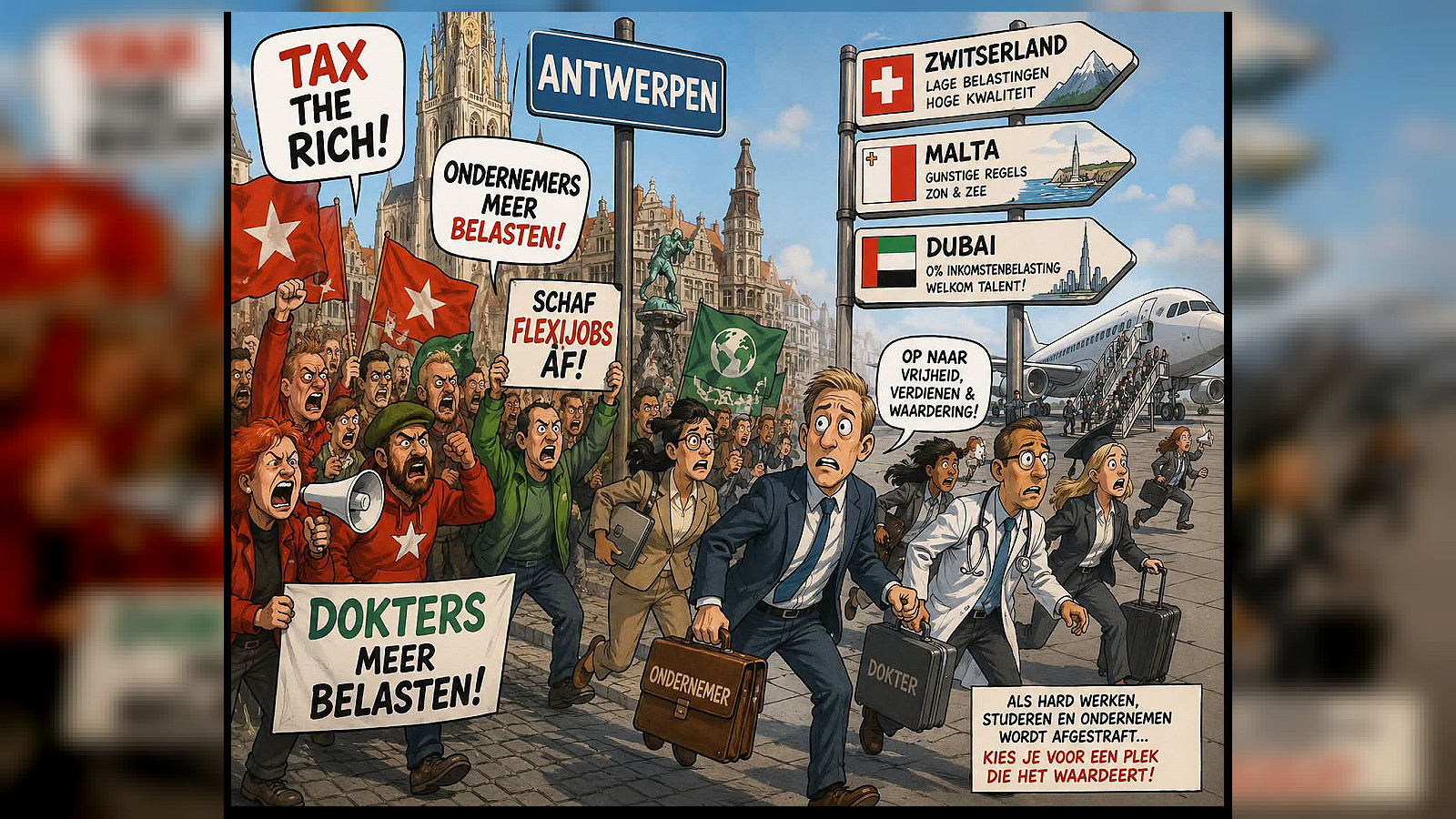 België: waar blijven de ondernemende en geschoolde Belgen nog een toekomst?