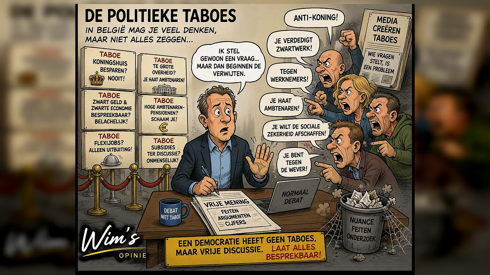 De politieke taboes in België die ons debat verstikken