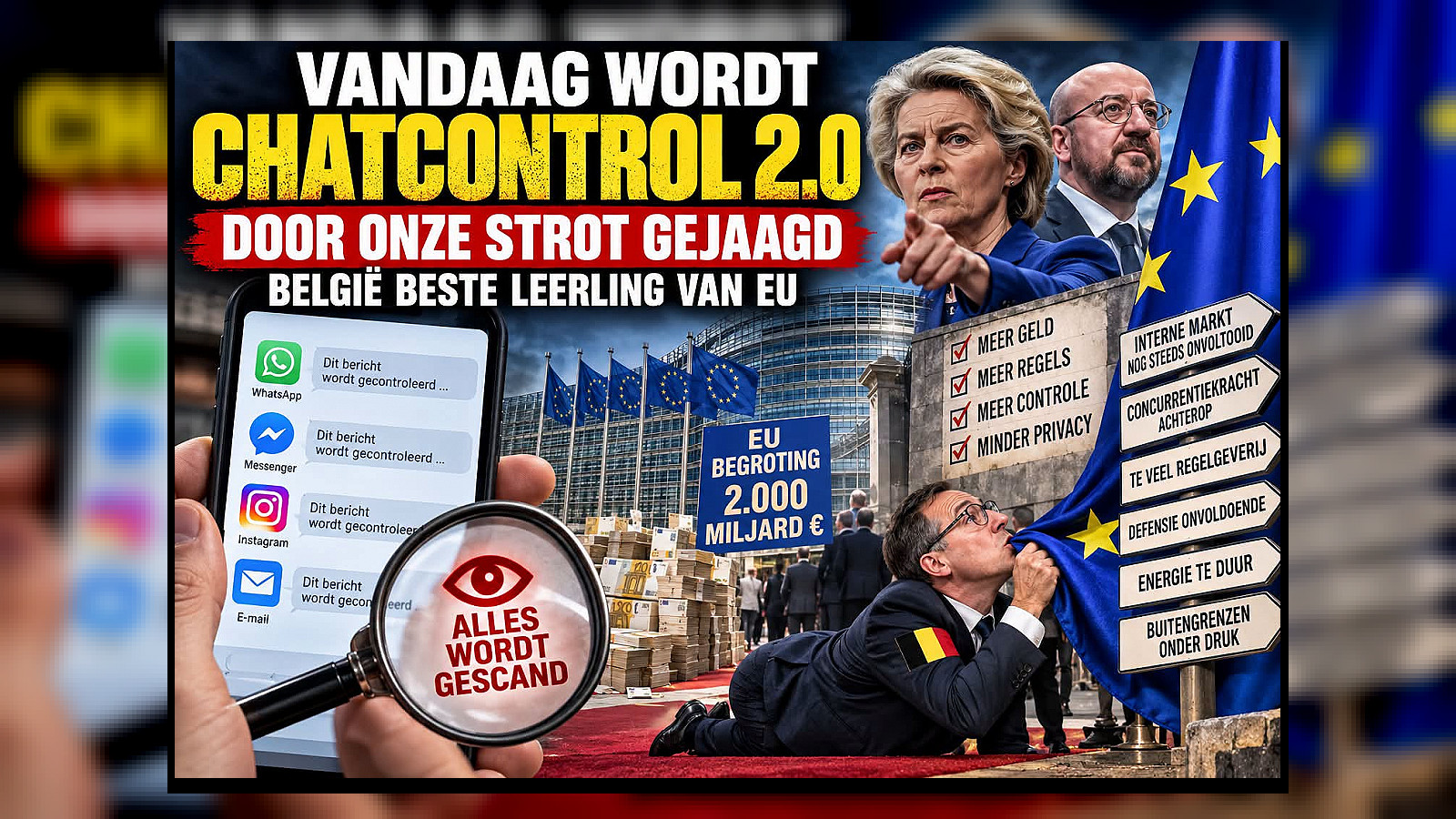 Chat Control 2.0: België opnieuw de brave leerling van Europa